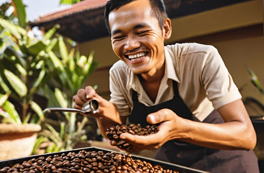 aceh gayo rasting coffee